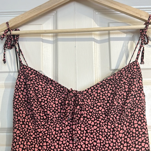 Lottie Moss Strappy Heart Print Mini Dress - Picture 4 of 10